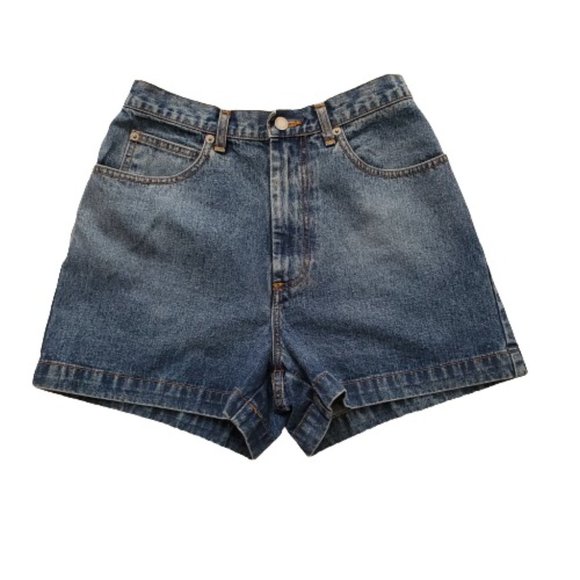 Banana Republic Jeans Women's Mid-Rise Medium Wash Classic Denim Shorts Size 6 - Picture 4 of 13